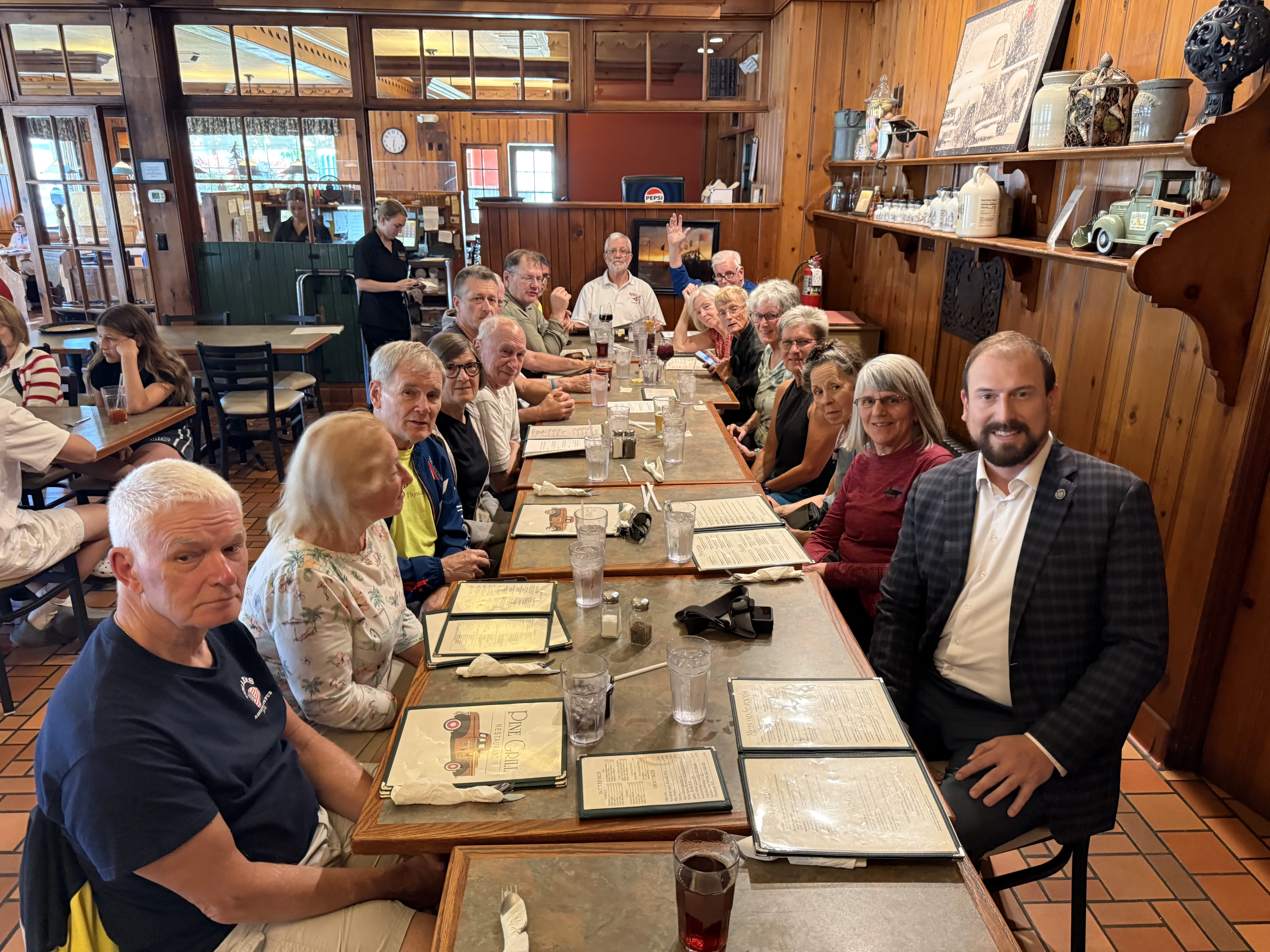 Dinner with Nate Nevala, District Chief of Staff for Congressman Guy Reschenthaler