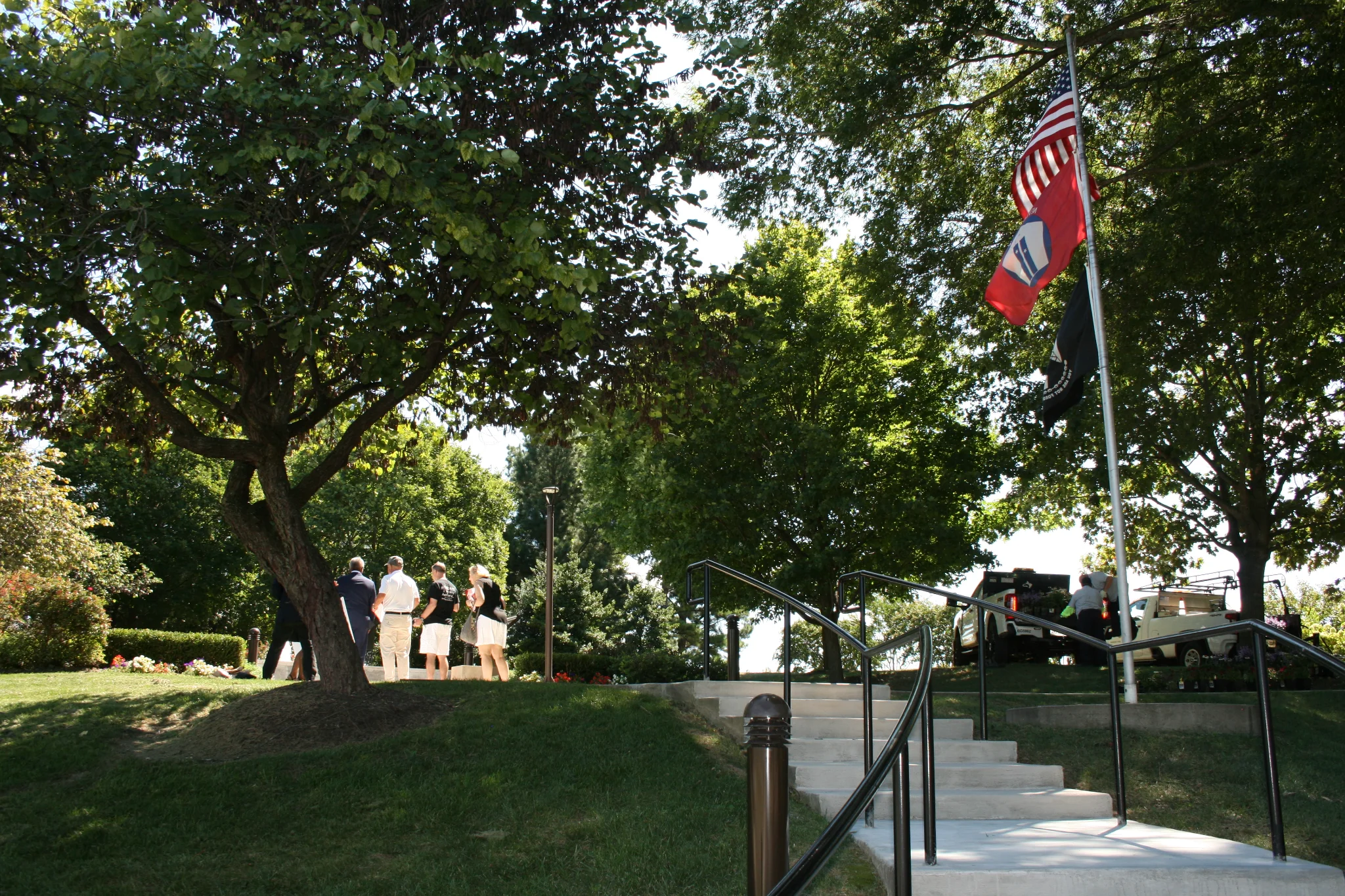 Entrance to the Prince William County Liberty Memorial