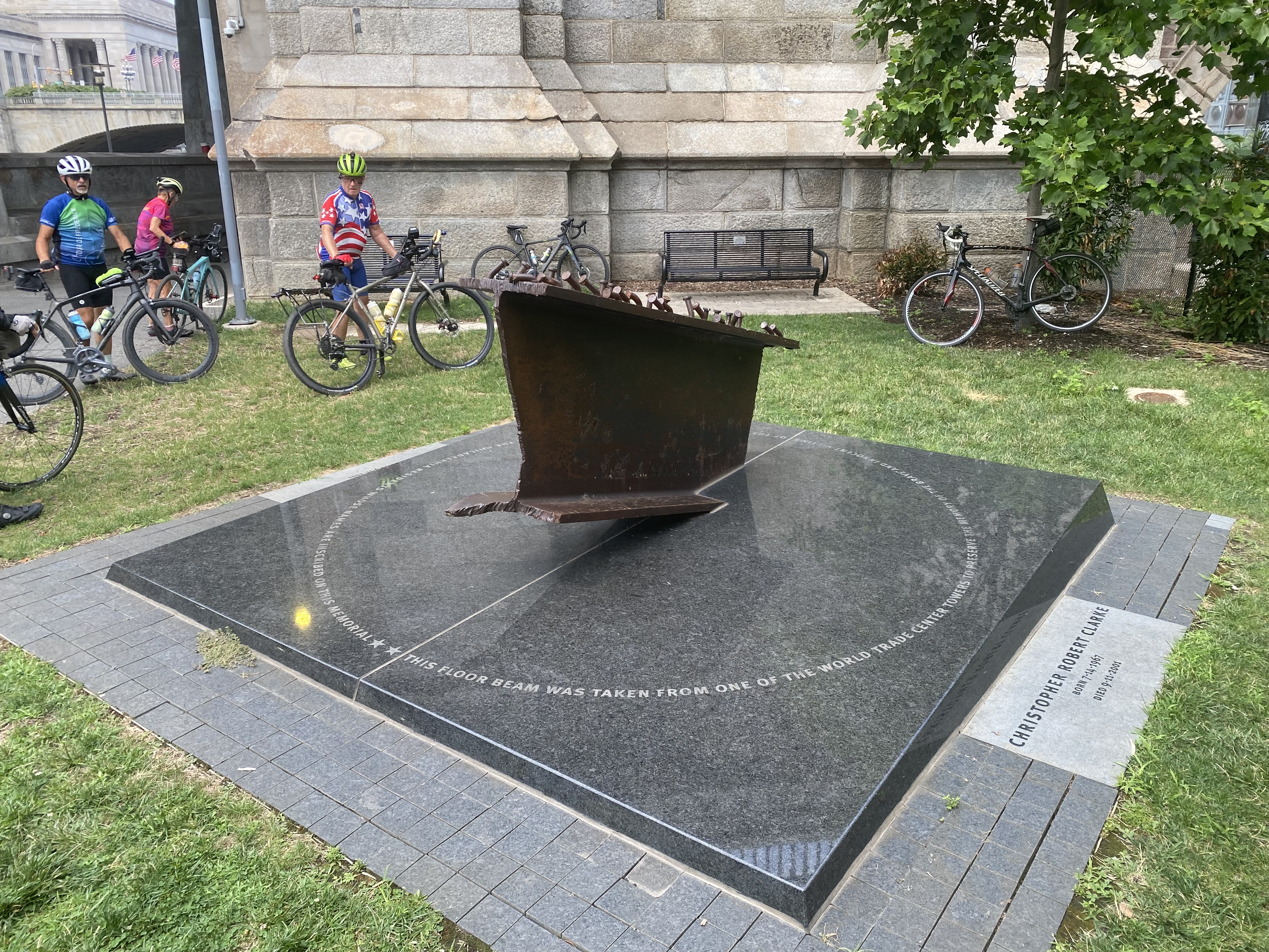 9/11 Memorial along the Schuylkill Banks Trail outside of Philadelphia