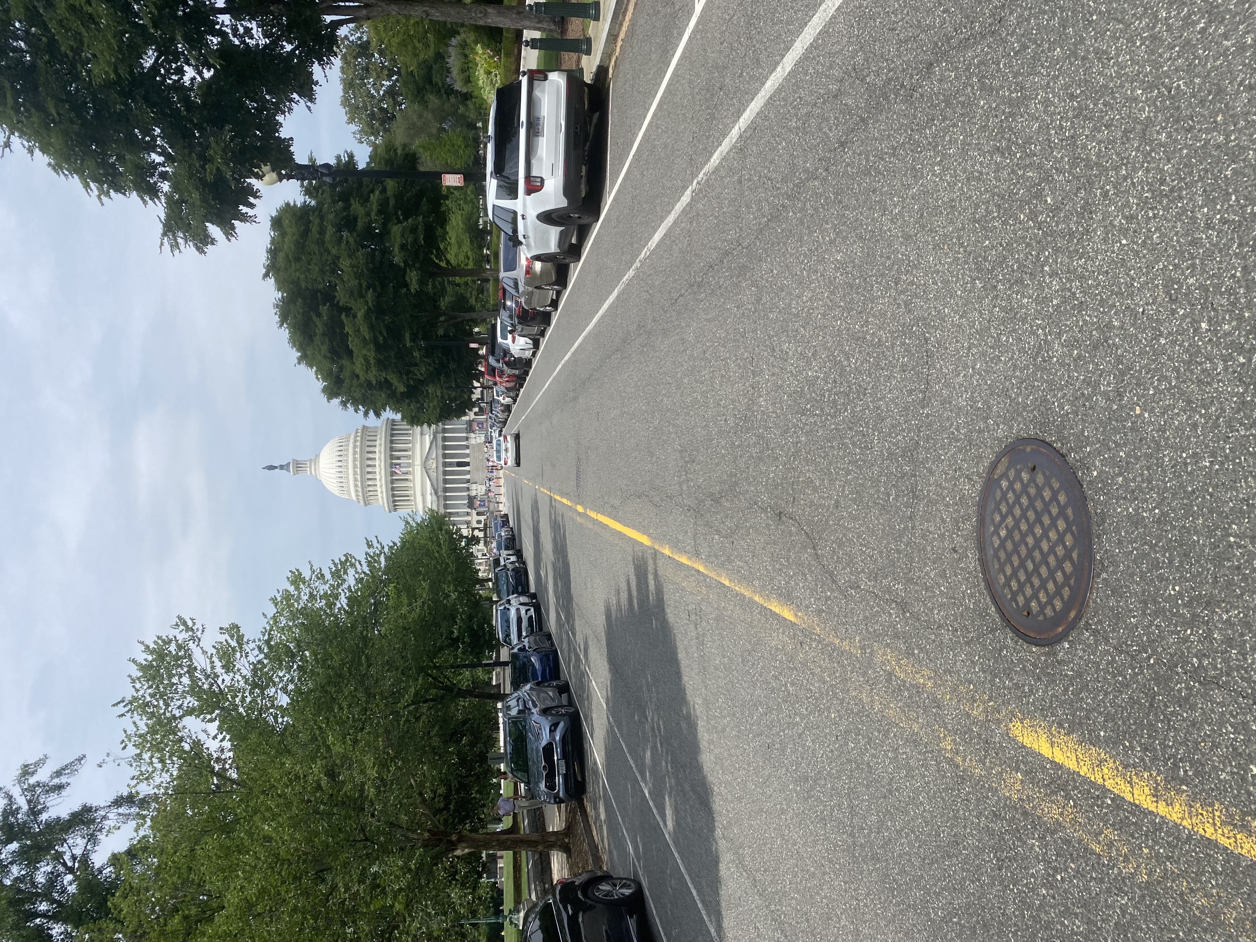 Approaching the U.S. Capitol